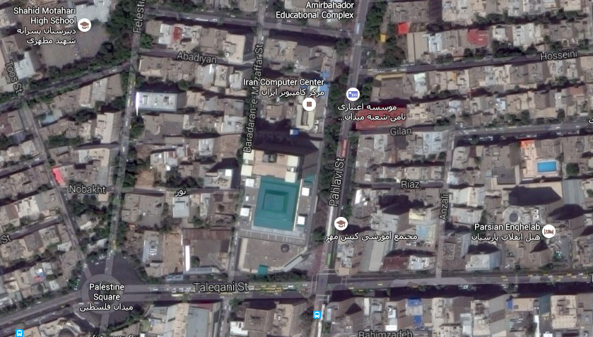 تقاطع خیابان طالقانی و ولیعصر